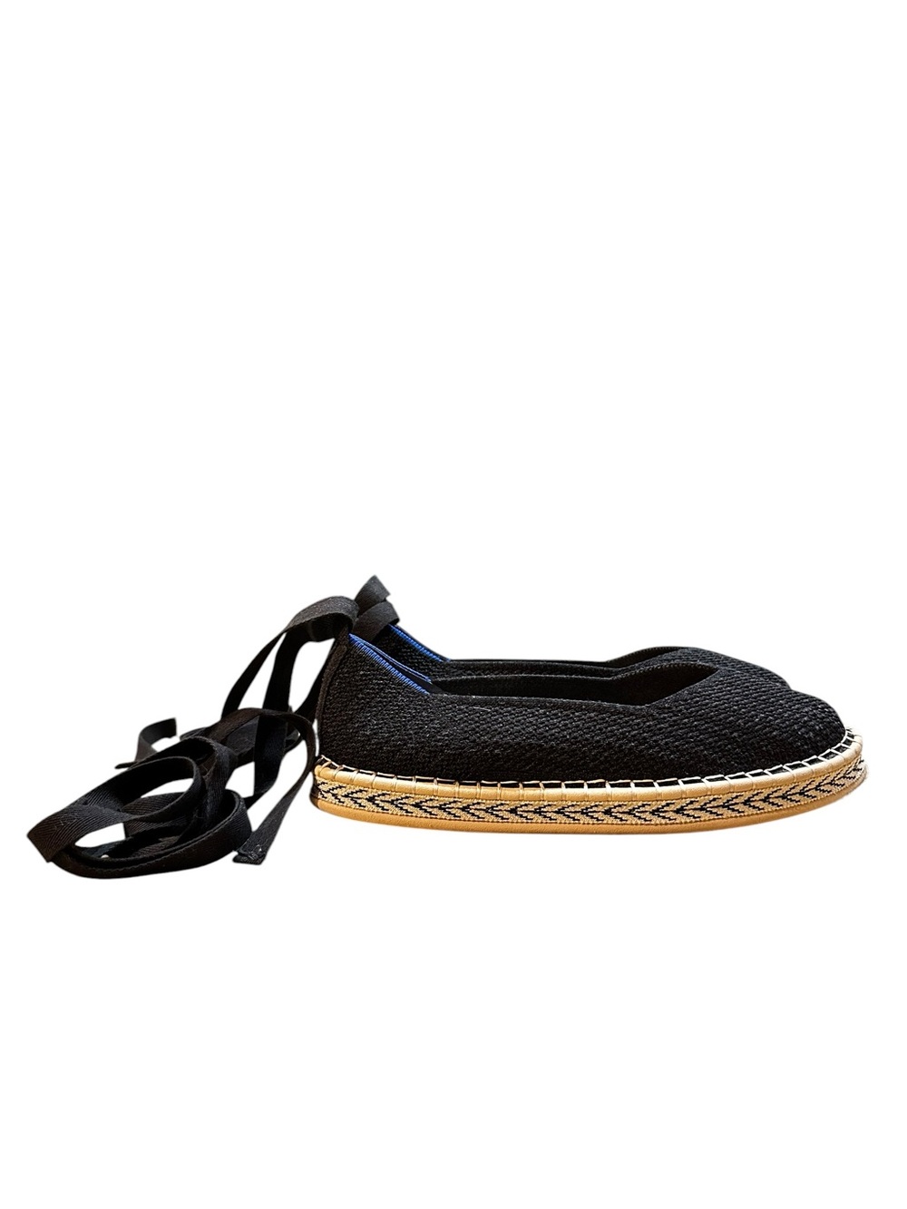 Women’s Rothy’s The Espadrille Lace-Up Flats in Black